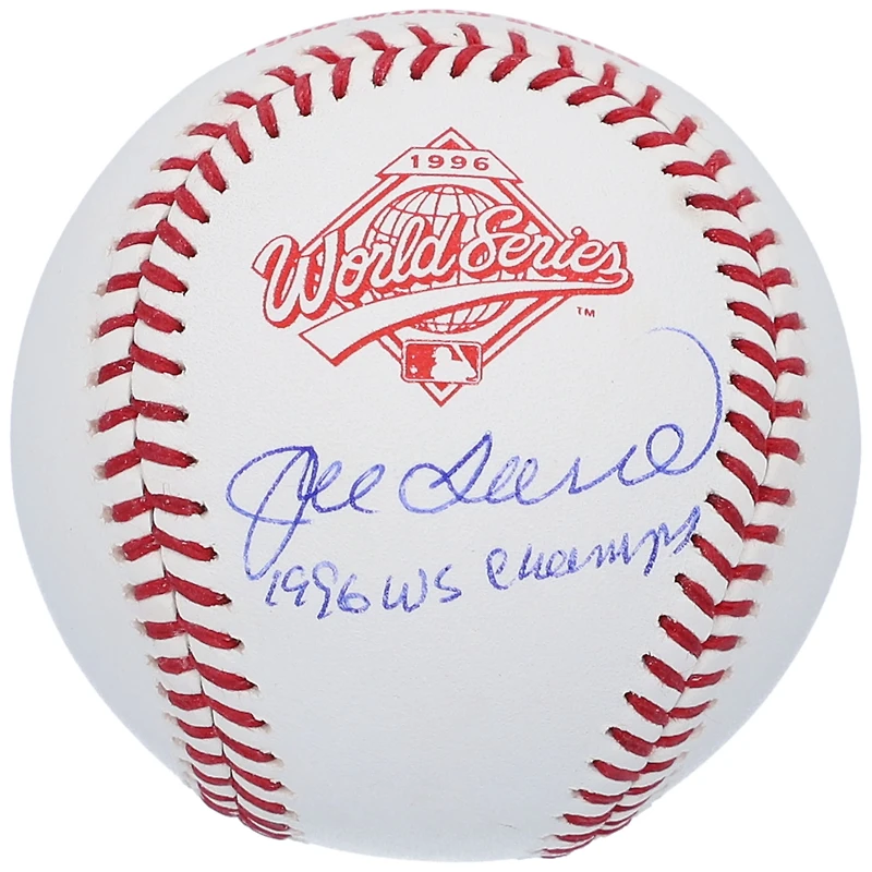 Joe Torre New York Yankees Autographed 1996 World Series Logo Baseball with "1996 WS Champs" Inscription