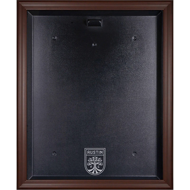 Austin FC Brown Framed Team Logo Jersey Display Case