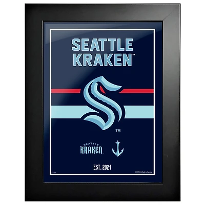 Seattle Kraken 12'' x 16'' Framed Artwork