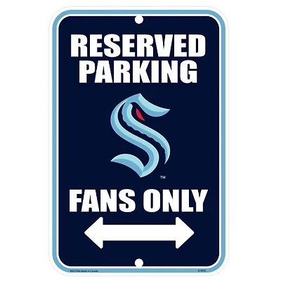 Seattle Kraken 15'' x 10'' Fan Parking Sign