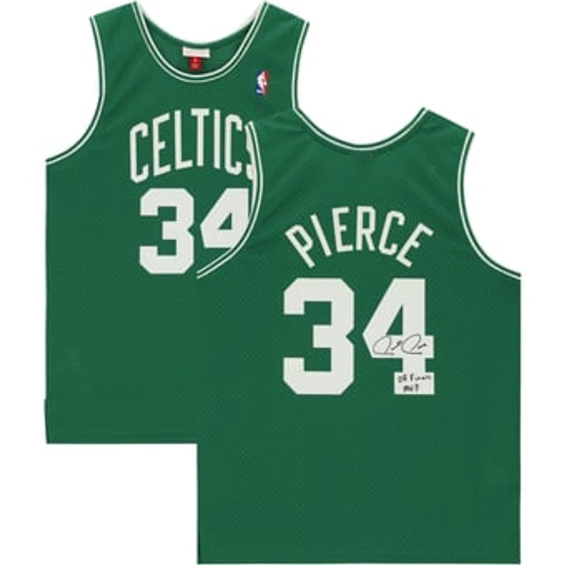 Paul Pierce Boston Celtics Autographed Green 2007-08 Mitchell & Ness Swingman Jersey with ''08 Finals MVP'' Inscription