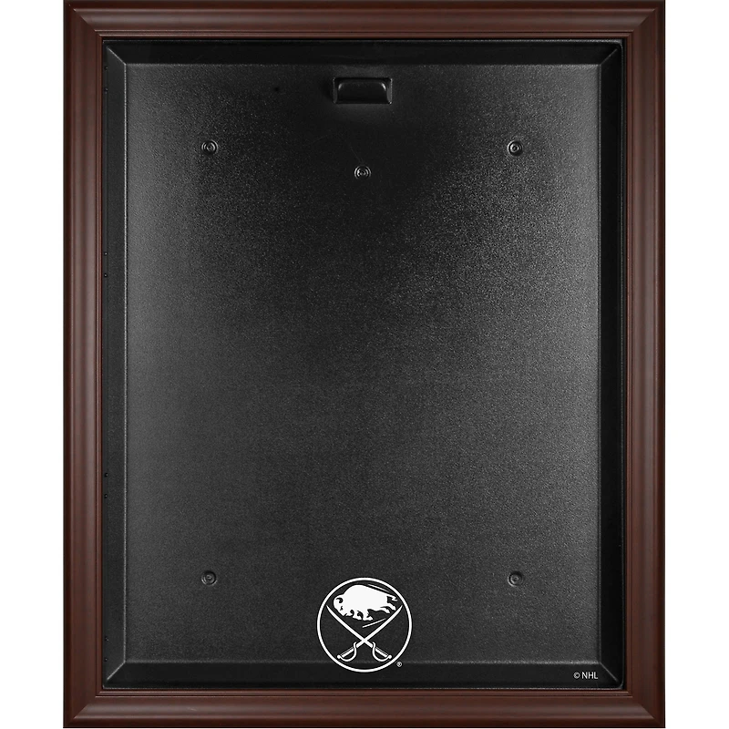 Buffalo Sabres Brown Framed (2020-Present) Logo Jersey Display Case