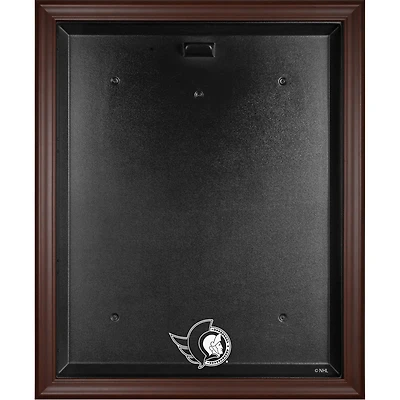 Ottawa Senators Brown Framed (2020-Present) Logo Jersey Display Case