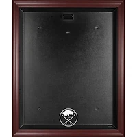 Buffalo Sabres Mahogany Framed (2020-Present) Logo Jersey Display Case