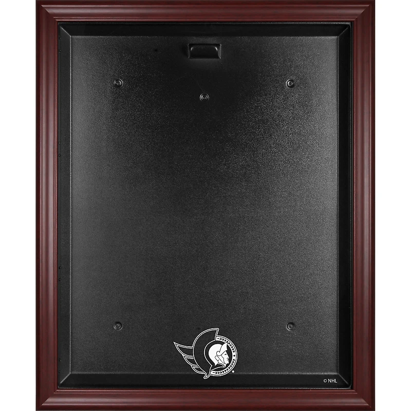 Ottawa Senators Mahogany Framed (2020-Present) Logo Jersey Display Case