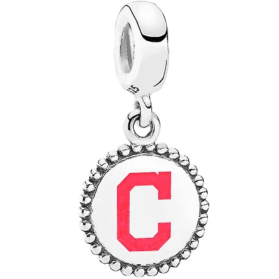 Women's Pandora Cleveland Indians Color Dangle Charm