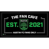 Austin FC Framed 10" x 20" Fan Cave Collage