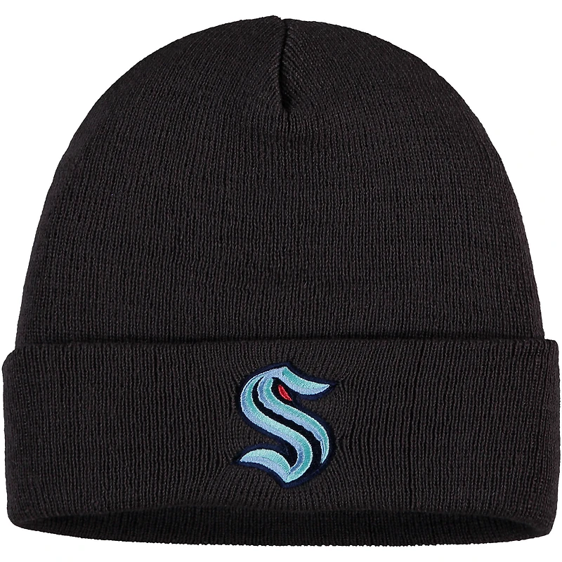 Men's American Needle Charcoal Seattle Kraken Watch Cap Cuffed Knit Hat