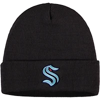 Men's American Needle Charcoal Seattle Kraken Watch Cap Cuffed Knit Hat