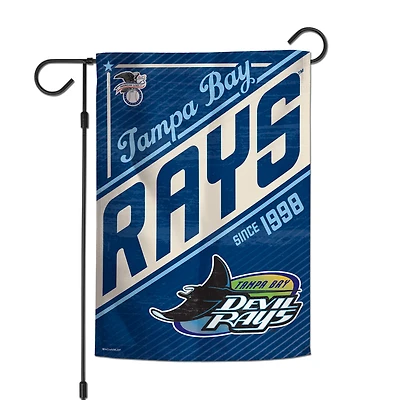 WinCraft Tampa Bay Rays Team 2-Sided 12'' x 18'' Garden Flag