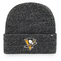 Men's '47 Black Pittsburgh Penguins Brain Freeze Cuffed Knit Hat