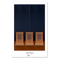 New York Yankees 11'' x 17'' Minimalist Yankee Stadium Art Poster