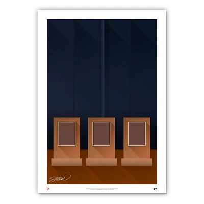New York Yankees 14'' x 20'' Minimalist Yankee Stadium Fine Art Print