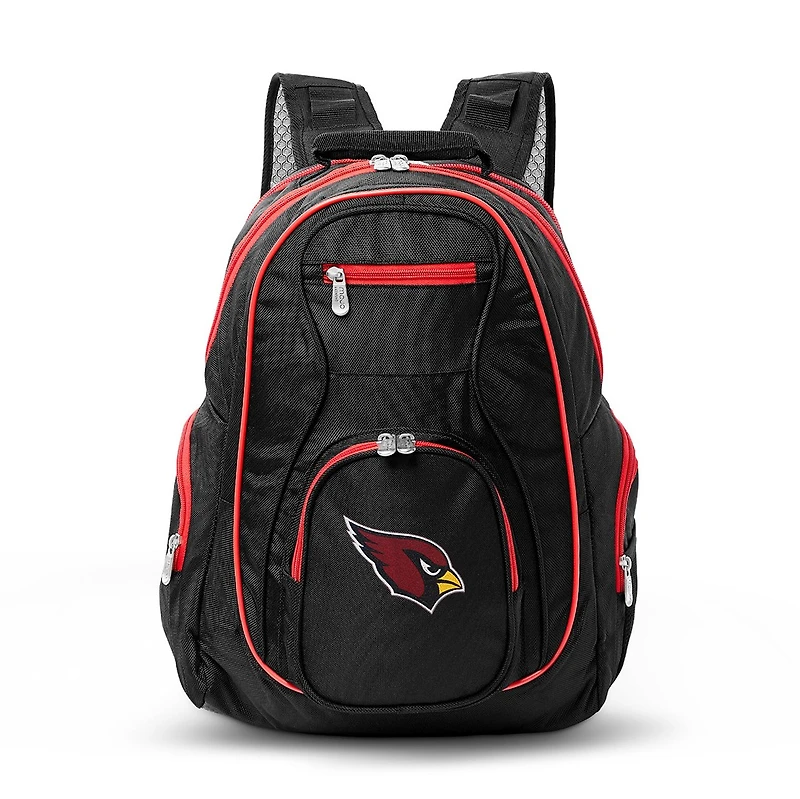 MOJO Black/Red Arizona Cardinals Premium Color Trim Backpack