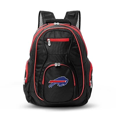 MOJO Black/Red Buffalo Bills Premium Color Trim Backpack