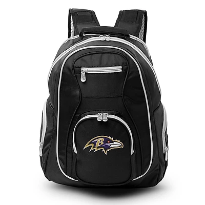 MOJO Black/Gray Baltimore Ravens Premium Color Trim Backpack