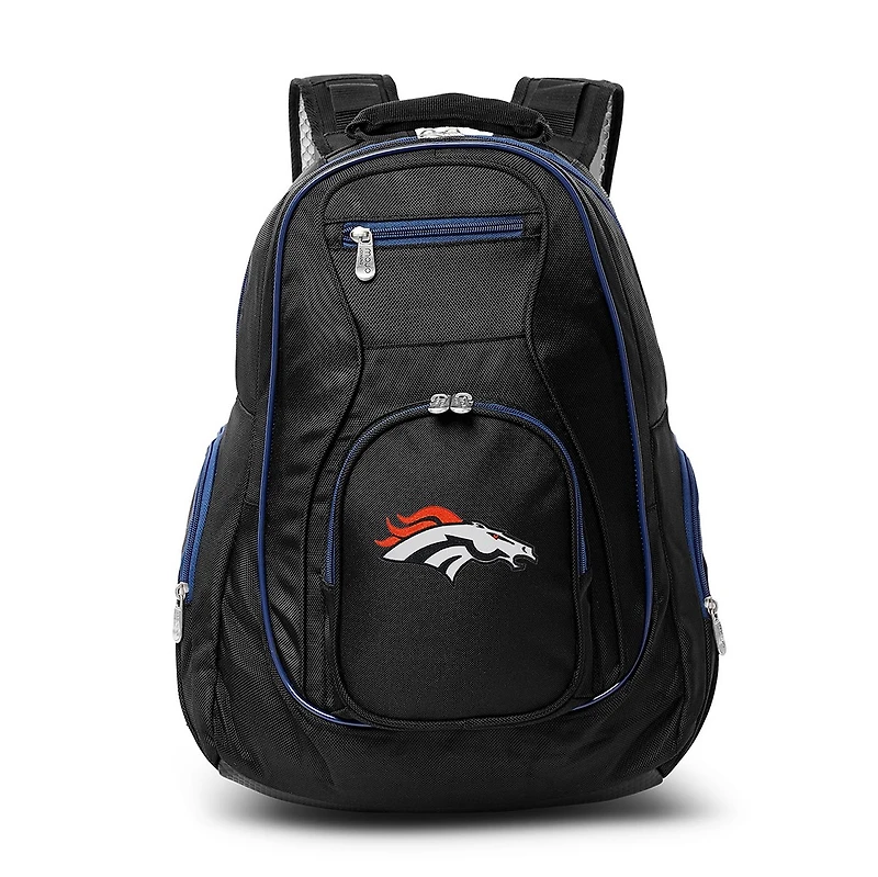 MOJO Black/Navy Denver Broncos Premium Color Trim Backpack