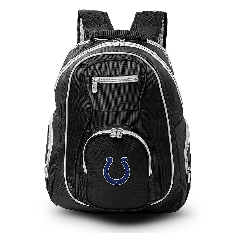 MOJO Black/Gray Indianapolis Colts Premium Color Trim Backpack