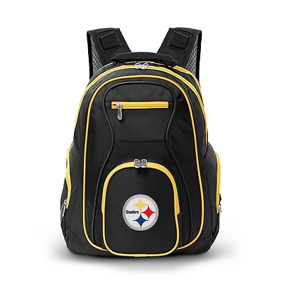 MOJO Black/Yellow Pittsburgh Steelers Premium Color Trim Backpack