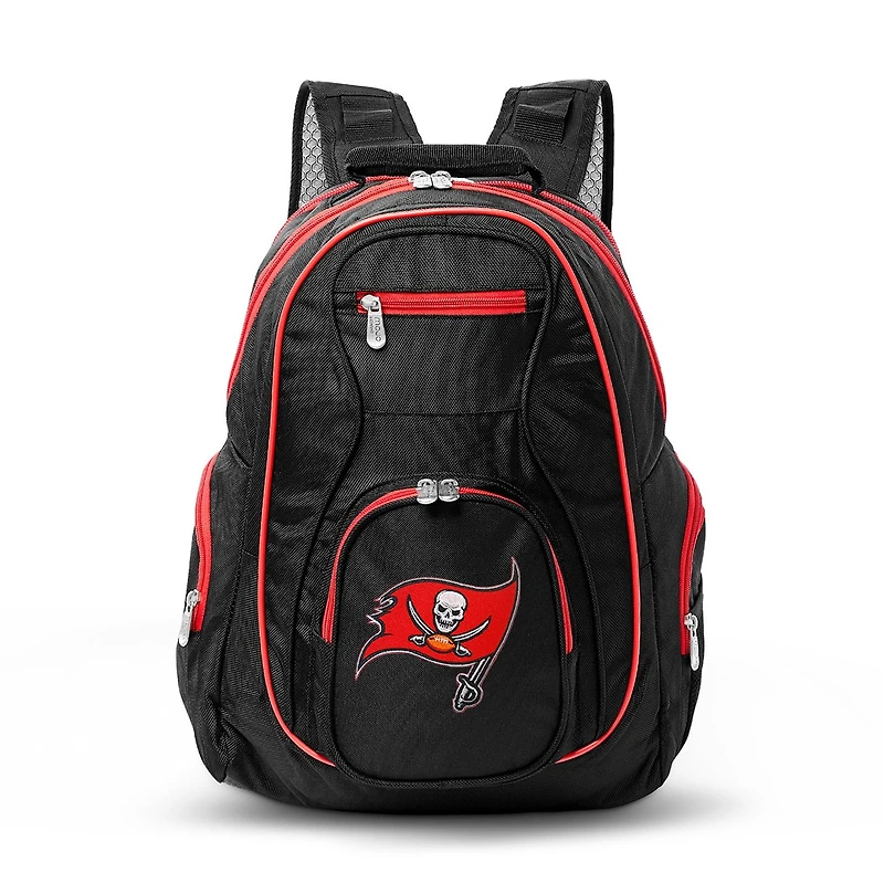 MOJO Black/Red Tampa Bay Buccaneers Premium Color Trim Backpack