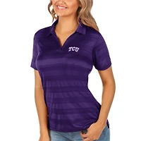 Women's Antigua Purple TCU Horned Frogs Compass Polo
