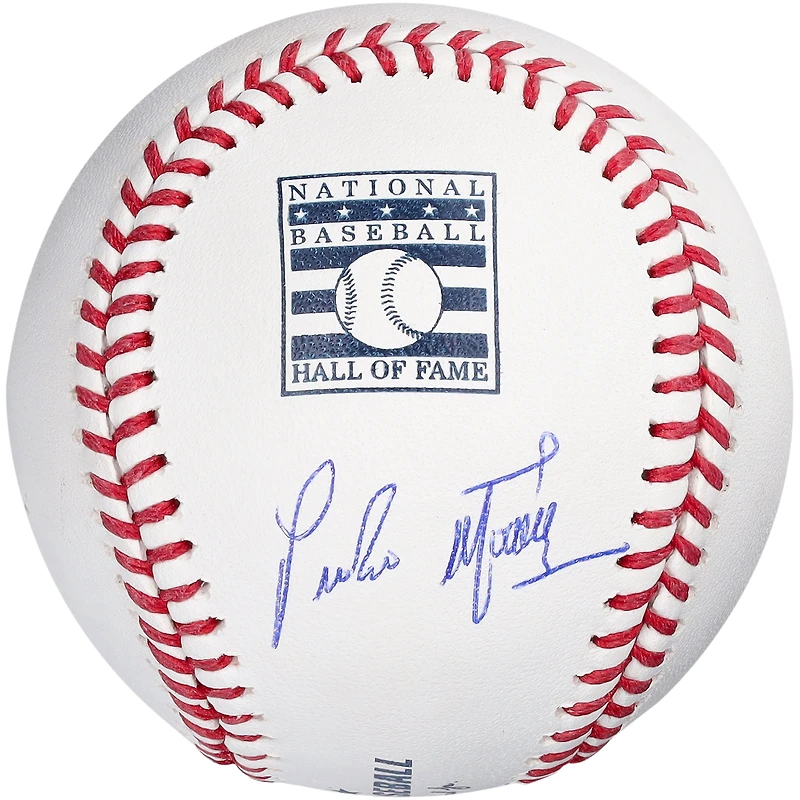 Pedro Martinez Boston Red Sox Autographed Hall of Fame Logo Baseball