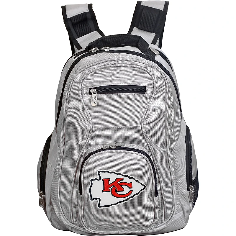 MOJO Gray Kansas City Chiefs Premium Laptop Backpack