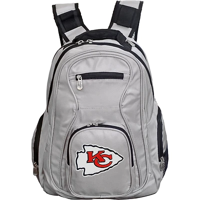 MOJO Gray Kansas City Chiefs Premium Laptop Backpack