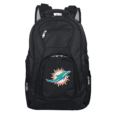 MOJO Black Miami Dolphins Premium Laptop Backpack