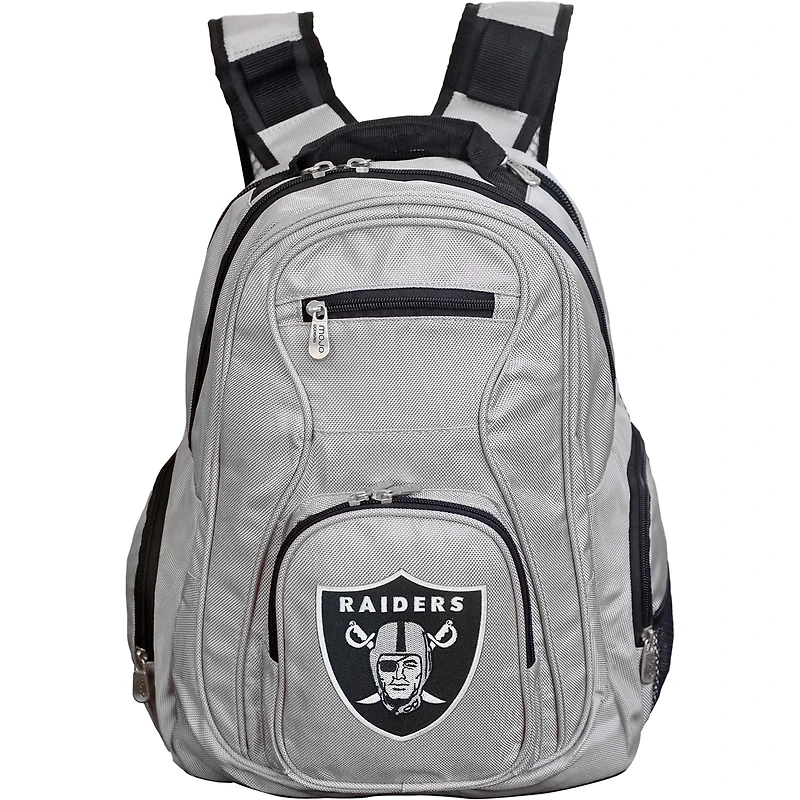 MOJO Gray Las Vegas Raiders Premium Laptop Backpack