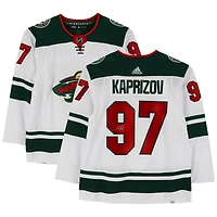 Kirill Kaprizov Minnesota Wild Autographed White Adidas Authentic Jersey