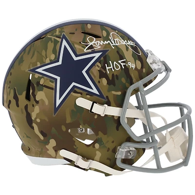 Tony Dorsett Dallas Cowboys Autographed Riddell CAMO Alternate Speed Replica Helmet with "HOF 94" Inscription