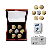 Highland Mint Dallas Cowboys 6-Time Super Bowl Champions 7-Piece Coin Set