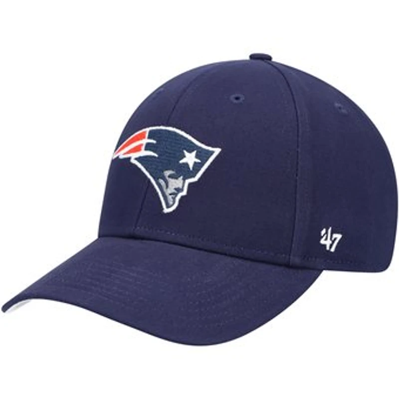 Preschool '47 Navy New England Patriots Basic Team MVP Adjustable Hat