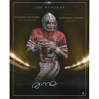 Joe Montana San Francisco 49ers Autographed 16" x 20" Golden Years Photograph