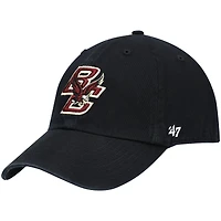 Men's '47 Black Boston College Eagles Clean Up Adjustable Hat