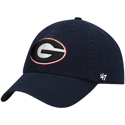 Men's '47 Navy Georgia Bulldogs Vintage Clean Up Adjustable Hat