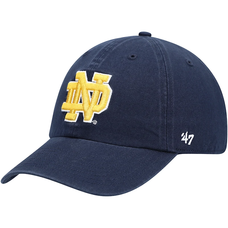 Men's '47 Navy Notre Dame Fighting Irish Clean Up Adjustable Hat