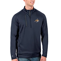 Men's Antigua Navy Montana State Bobcats Big & Tall Generation Quarter-Zip Pullover Jacket