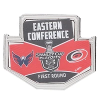 WinCraft Washington Capitals vs. Carolina Hurricanes 2019 Stanley Cup Playoffs Eastern Conference First Round Pin