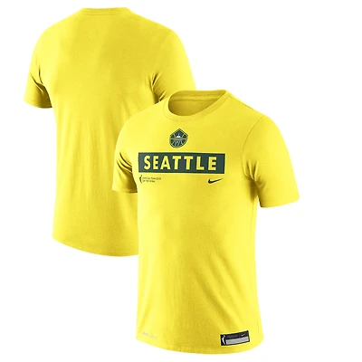 Nike Yellow Seattle Storm Practice T-Shirt
