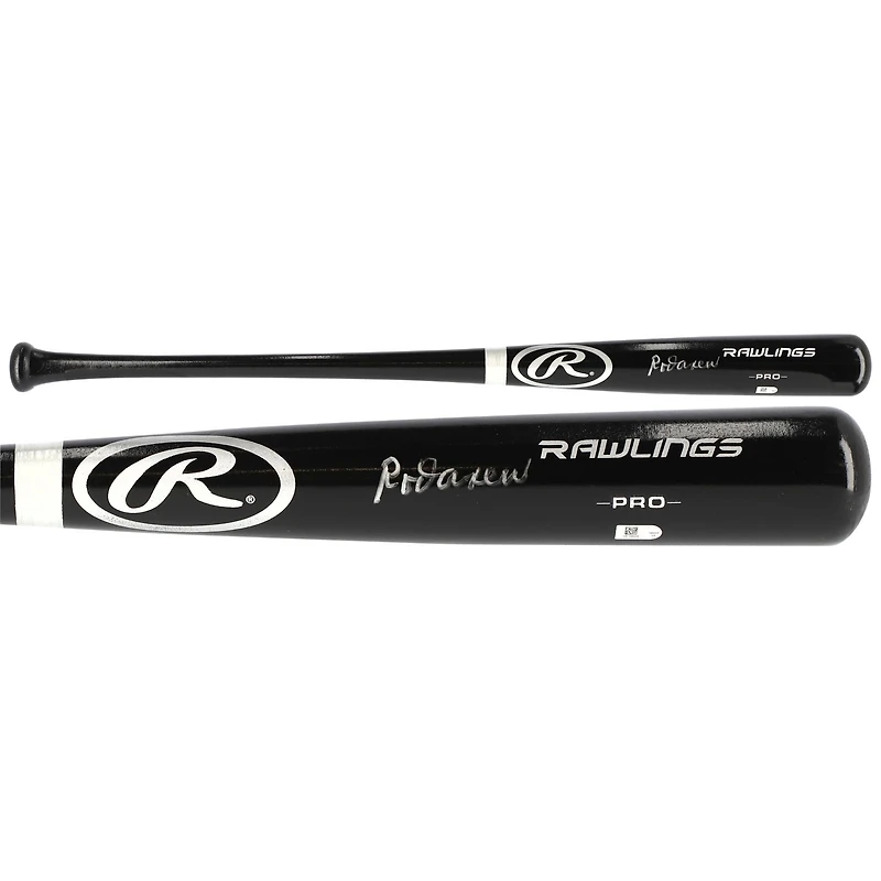 Rod Carew Minnesota Twins Autographed Black Rawlings Pro Bat
