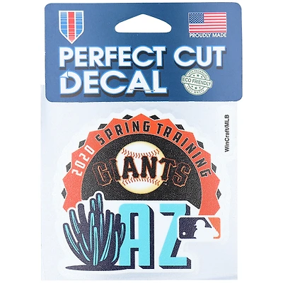 WinCraft San Francisco Giants 3" x 4" 2020 Spring Training Perfect Cut Decal