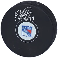 K'Andre Miller New York Rangers Autographed Hockey Puck