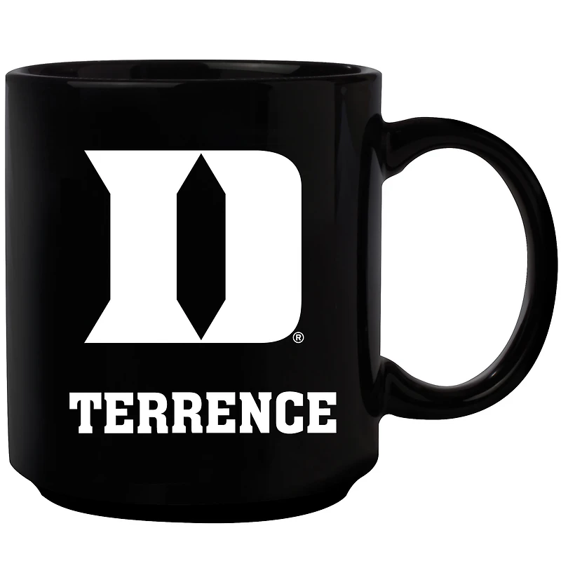 Black Duke Blue Devils 11oz. Personalized Mug