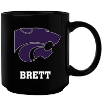 Black Kansas State Wildcats 11oz. Personalized Mug