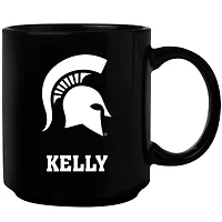 Black Michigan State Spartans 11oz. Personalized Mug
