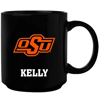 Black Oklahoma State Cowboys 11oz. Personalized Mug