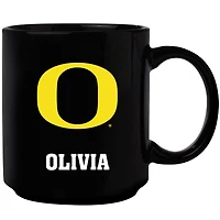 Black Oregon Ducks 11oz. Personalized Mug