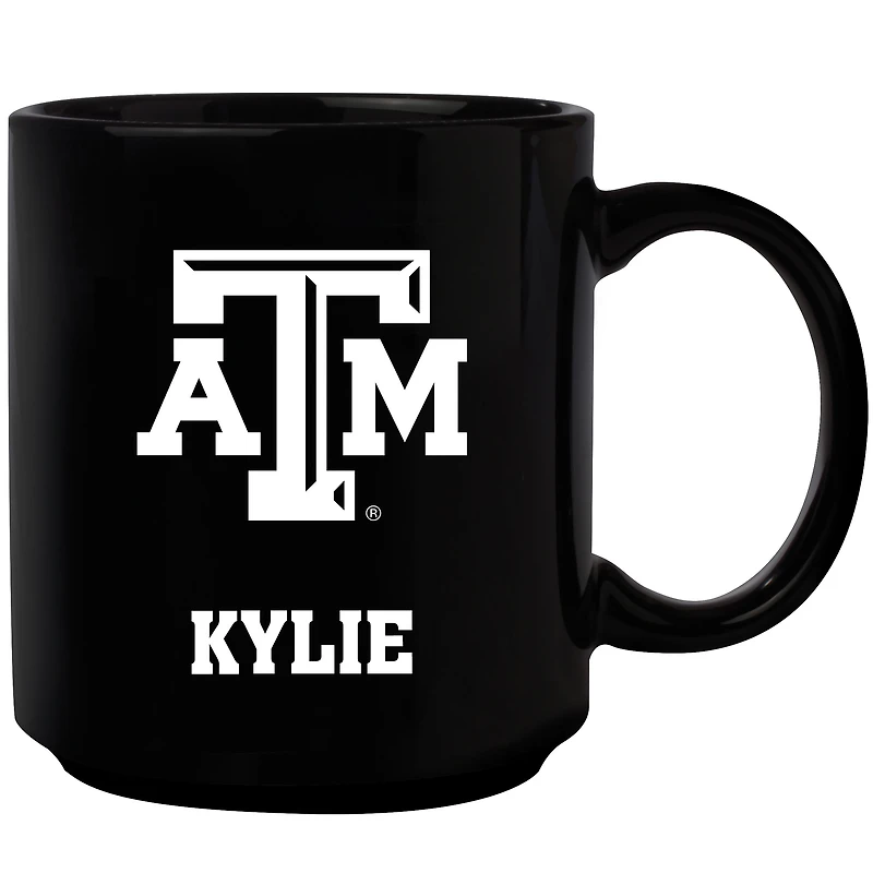 Black Texas A&M Aggies 11oz. Personalized Mug